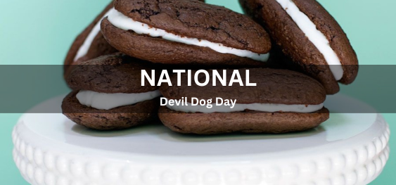 National Devil Dog Day [राष्ट्रीय शैतान कुत्ता दिवस]